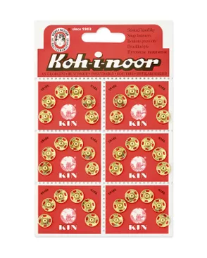 Кнопки KOH-I-NOOR №2 (д.9мм) 36шт арт. КНП-19-1-18400 Кнопки KOH-I-NOOR №2 (д.9мм) 36шт арт. КНП-19-1-18400