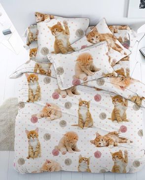 Рыжие котята (Перкаль 150 см) арт. ПРК-1066-1-1965.115 Рыжие котята (Перкаль 150 см) арт. ПРК-1066-1-1965.115