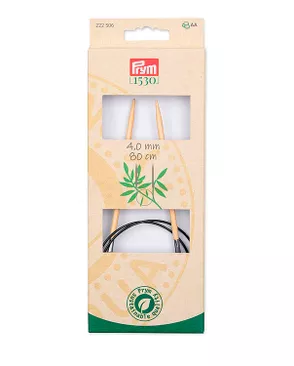 Спицы круговые Prym 1530 4мм 80см (бамбук натуральный) арт. ИВЗ-226-1-45698 Спицы круговые Prym 1530 4мм 80см (бамбук натуральный) арт. ИВЗ-226-1-45698