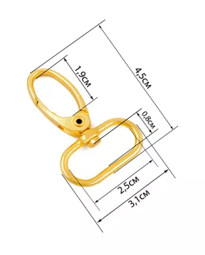 Карабин ш.2,5см (12шт) арт. КА-73-4-38049.003