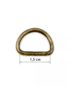 Полукольцо разъемное ш.1,5см 100шт арт. КПР-40-1-38855.001