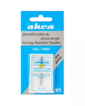 Игла Akra №70/2,0 (двойная) арт. ИБА-5-1-33955 Игла Akra №70/2,0 (двойная) арт. ИБА-5-1-33955