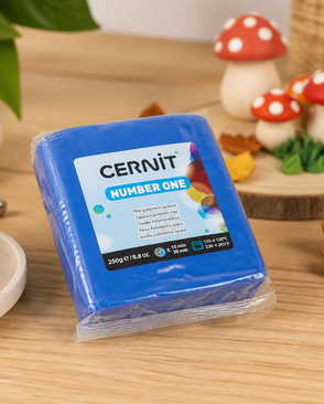 CE090025 Пластика полимерная запекаемая 'Cernit № 1' 250гр. (200 голубой) арт. АРС-7702-1-АРС0001140383