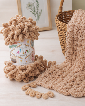 Пряжа Alize 'Puffy' 100г 9м (100% микрополиэстер) (262 беж) арт. АРС-44054-1-АРС0001226724 Пряжа Alize 'Puffy' 100г 9м (100% микрополиэстер) (262 беж) арт. АРС-44054-1-АРС0001226724