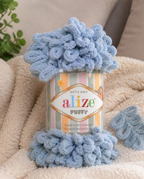 Пряжа Alize 'Puffy' 100г 9м (100% микрополиэстер) (416 св.серый) арт. АРС-46352-1-АРС0001146419 Пряжа Alize 'Puffy' 100г 9м (100% микрополиэстер) (416 св.серый) арт. АРС-46352-1-АРС0001146419
