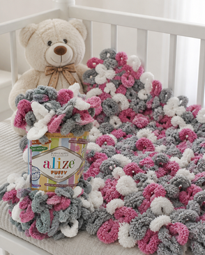 Пряжа Alize 'Puffy Color' 100г 9м (100% микрополиэстер) (6070 секционный) арт. АРС-47120-1-АРС0001218681 Пряжа Alize 'Puffy Color' 100г 9м (100% микрополиэстер) (6070 секционный) арт. АРС-47120-1-АРС0001218681