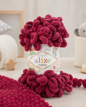 Пряжа Alize 'Puffy' 100г 9м (100% микрополиэстер) (107 фуксия) арт. АРС-47385-1-АРС0001226733 Пряжа Alize 'Puffy' 100г 9м (100% микрополиэстер) (107 фуксия) арт. АРС-47385-1-АРС0001226733