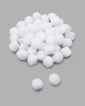 Помпоны декоративные 15мм, 50шт/упак, Astra&Craft (PA-001 белый) арт. АРС-61293-1-АРС0001239645 Помпоны декоративные 15мм, 50шт/упак, Astra&Craft (PA-001 белый) арт. АРС-61293-1-АРС0001239645