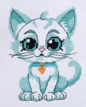 272 Набор для вышивания Hobby & Pro Kids 'Кошечка' 19*18см арт. АРС-59123-1-АРС0001293906