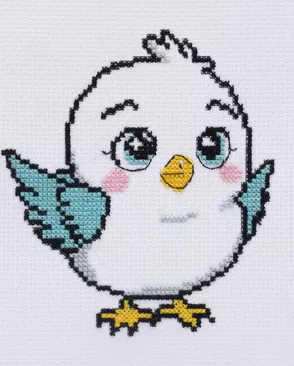 278 Набор для вышивания Hobby & Pro Kids 'Птенчик' 19*18см арт. АРС-58954-1-АРС0001293912