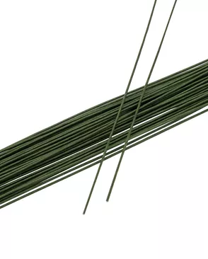Проволока флористическая, бумажная оплетка, 1,2 мм*40 см, 50 шт. (+/-5 шт.), Astra&Craft (зеленый) арт. АРС-64821-1-АРС0001310167