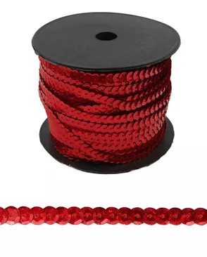 Тесьма пайетки ш.0,6см (50103 красный) арт. АРС-2576-1-АРС0001051832 Тесьма пайетки ш.0,6см (50103 красный) арт. АРС-2576-1-АРС0001051832