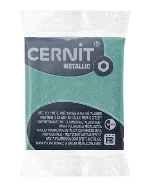 CE0870056 Пластика полимерная запекаемая 'Cernit METALLIC' 56 гр. (054 тюркиз золото) арт. АРС-9642-1-АРС0001169386