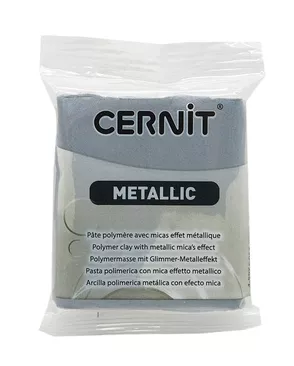 CE0870056 Пластика полимерная запекаемая 'Cernit METALLIC' 56 гр. (080 серебро) арт. АРС-9646-1-АРС0001169391 CE0870056 Пластика полимерная запекаемая 'Cernit METALLIC' 56 гр. (080 серебро) арт. АРС-9646-1-АРС0001169391