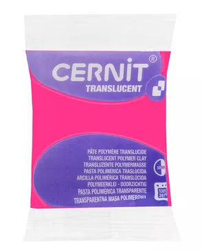 CE0920056 Пластика полимерная запекаемая 'Cernit 'TRANSLUCENT' прозрачный 56 гр. (474 прозрачный рубин) арт. АРС-15716-1-АРС0000802431