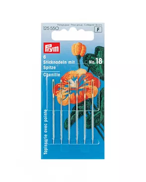 Иглы вышивальные острые PRYM 125550 №18 арт. АРС-16678-1-АРС0000809305 Иглы вышивальные острые PRYM 125550 №18 арт. АРС-16678-1-АРС0000809305