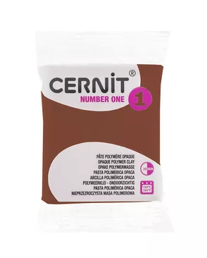 CE0900056 Пластика полимерная запекаемая 'Cernit № 1' 56-62 гр. (800 коричневый) арт. АРС-17050-1-АРС0000812099