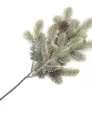 CQ21-Z012 Ветка еловая с шишками 35см арт. АРС-54550-1-АРС0001275200 CQ21-Z012 Ветка еловая с шишками 35см арт. АРС-54550-1-АРС0001275200