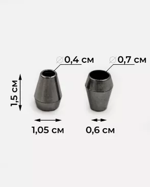Наконечник р.1,05x1,5см (под металл) 100шт арт. НП-52-1-45782.001