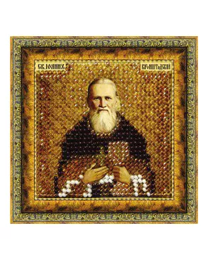 Рисунок на ткани ВЫШИВАЛЬНАЯ МОЗАИКА Икона Иоан Кронштадский 6,5х6,5 см арт. ВЫШ-70-1-46624 Рисунок на ткани ВЫШИВАЛЬНАЯ МОЗАИКА Икона Иоан Кронштадский 6,5х6,5 см арт. ВЫШ-70-1-46624