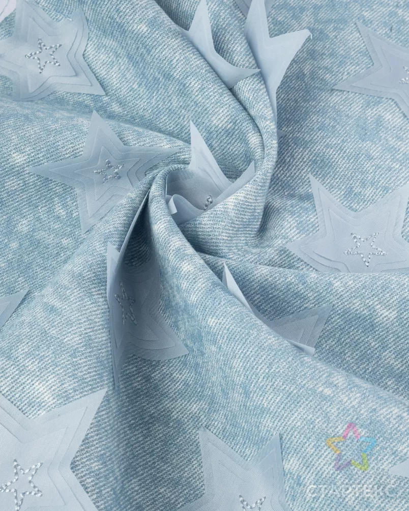 Джинс с аппликацией Звезда арт. ДЖВ-10-3-24631.002 - рис. 6