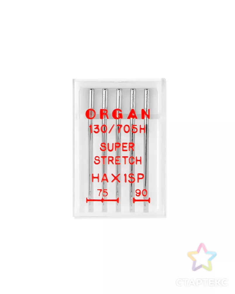 Иглы ORGAN №75,90 (супер стрейч) арт. ИБО-17-1-34054 - рис. 1