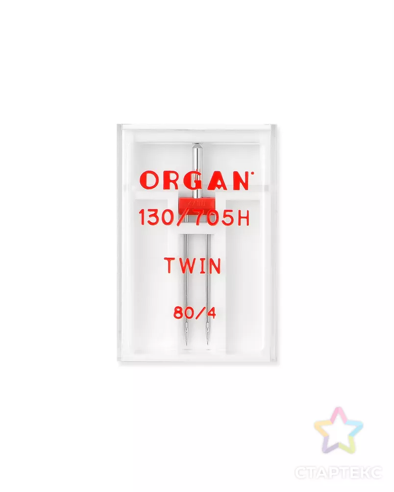 Игла ORGAN №80/4,0 (двойная) арт. ИБО-25-1-34033 - рис. 1