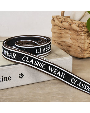 Тесьма-стропа декоративная Classic wear ш.2см (черный) 45.7м арт. МГ-9368-1-МГ0645007