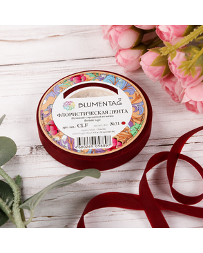 Аксессуары для флористики "Blumentag" CLF Флористическая лента 27.4 м арт. ГММ-2476-2-ГММ0006648