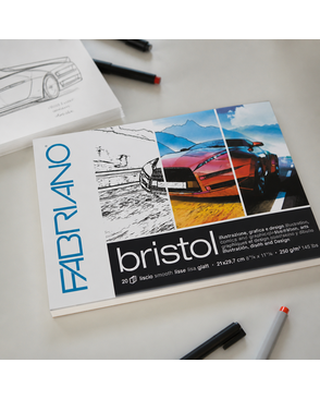 "Fabriano" Бумага для рисования "Bristol" 250 г/м2 50 х 65 см лист 10 шт. арт. ГММ-4838-1-ГММ0027093
