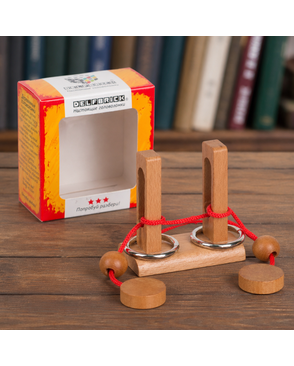 "DELFBRICK" DLS-09 Головоломка деревянная 1 шт арт. ГММ-8900-1-ГММ0061010