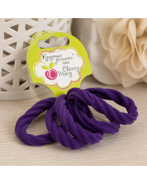 Набор резинок для волос "CHERRY MARY" R6026 5х4шт арт. ГММ-9685-2-ГММ0055552