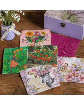 Декупаж "Love2art" Салфетки бумажные ассорти SDP №0419-09 33x33 6 шт. арт. ГММ-12832-1-ГММ0039831
