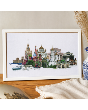 Набор для вышивания "Москва", канва аида 18 ct арт. ГЕЛ-524-1-ГЕЛ0062563