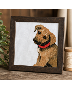 Набор для вышивания "Adorable puppy" арт. ГЕЛ-1385-1-ГЕЛ0078664