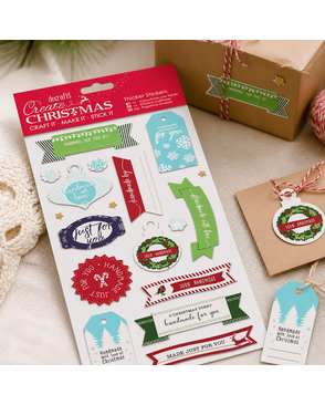 Набор стикеров "Handmade" Create Christmas арт. ГЕЛ-9694-1-ГЕЛ0107136