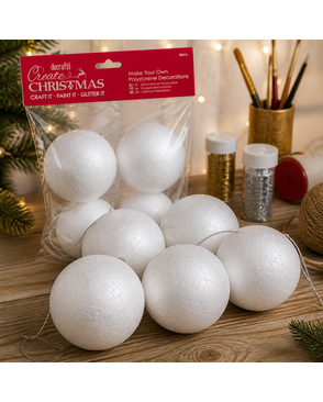 Набор форм из пенопласта "Шар" (6 шт) Create Christmas арт. ГЕЛ-23091-1-ГЕЛ0106013