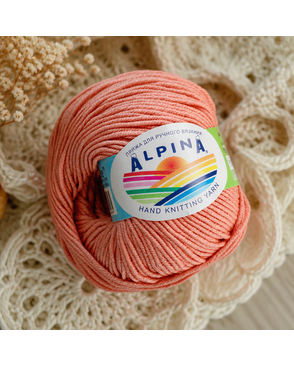 Пряжа ALPINA "RENE" 100% мерсеризованный хлопок 10 х 50 г 105 м ± 5 м арт. ГММ-101249-22-ГММ023842054802