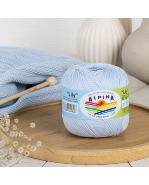 Пряжа ALPINA "LILY" 100% мерсеризованный хлопок 10 х 50 г 175 м ± 5 м арт. ГММ-101431-12-ГММ019237199082