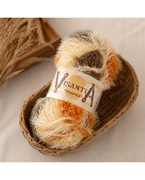 Пряжа VISANTIA "TRAFKA" меланжевая 100% полиэстер 5 х 100 г 150 м ± 3 м арт. ГММ-101782-9-ГММ000742598052