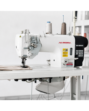 Двухигольная промышленная швейная машина Aurora A-8452-D4 (Прямой привод) арт. КНИТ-2848-1-КНИТ00635901