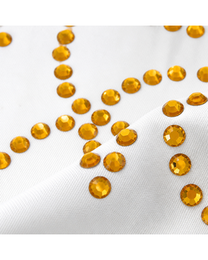 Стразы термоклеевые Xirius 8+8 граней SS20 (4,6-4,8 мм) цв.Topaz , уп.100шт арт. МГ-116579-1-МГ0955779