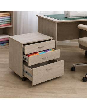 Тумба для стола QUILTERS VISION, серый дуб арт. ГЕЛ-32896-1-ГЕЛ0184021