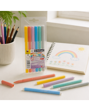 "Centropen" Набор цветных фломастеров COLOUR WORLD PASTEL TP 7550/6 6 цв арт. ГММ-114421-1-ГММ102679146064