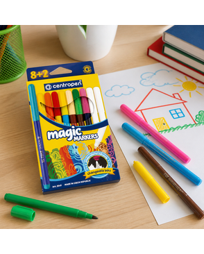 "Centropen" Набор фломастеров MAGIC 2549/8+2 арт. ГММ-114428-1-ГММ102718435214