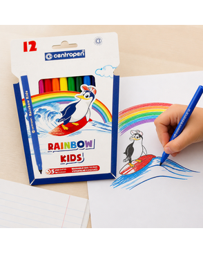 "Centropen" Набор фломастеров RAINBOW KIDS 7550/12 12 цв арт. ГММ-114474-1-ГММ069865366114