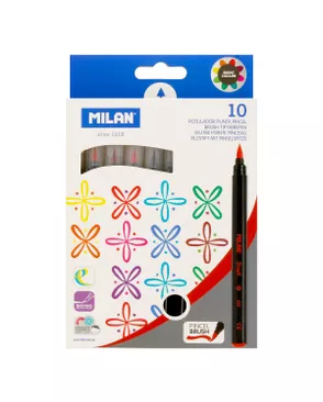 "Milan" Набор фломастеров-кистей 10 цв арт. ГММ-114402-1-ГММ100120837534