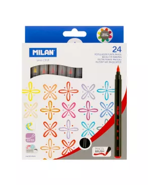 "Milan" Набор фломастеров-кистей 24 цв арт. ГММ-114403-1-ГММ100121170724