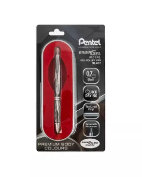 "Pentel" Ручка гелевая Energel Metal d 0.7 мм арт. ГММ-119389-2-ГММ140457443974