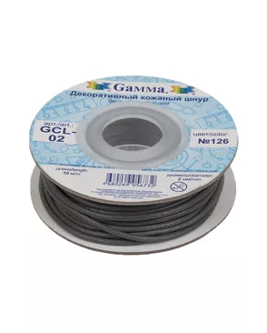 Шнур кожаный GCL-02 д.0,2см 10м арт. ГММ-2637-4-ГММ0076493